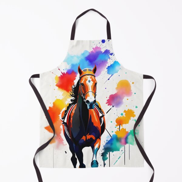 Item preview, Beautiful Bay Watercolor Racehorse designed and sold by Erika V..