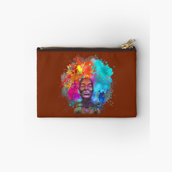 Item preview, African American Lady Funny Afro Painting Art 	 	 	 	 	 designed and sold by chvgozqtydo3.