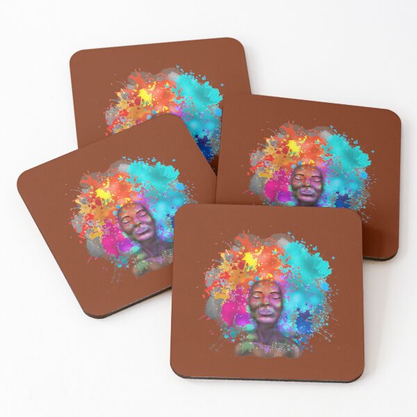 Item preview, African American Lady Funny Afro Painting Art 	 	 	 	 	 designed and sold by chvgozqtydo3.