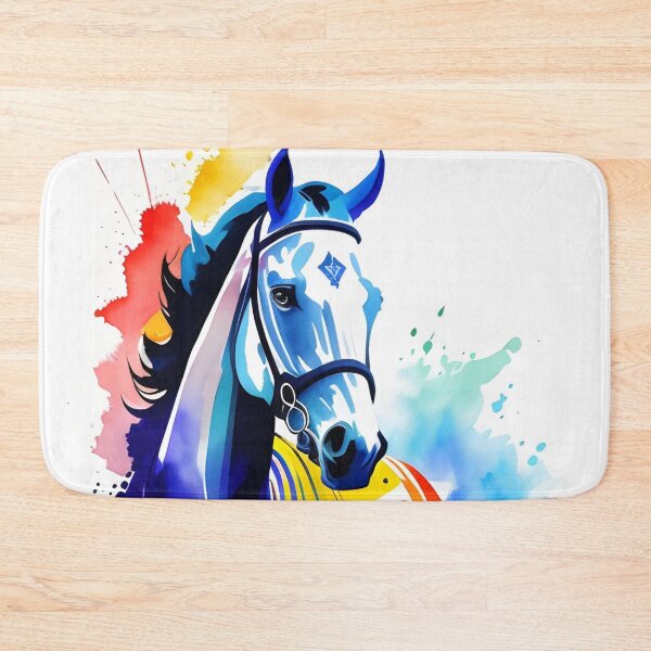 Item preview, Beautiful Grey Watercolor Racehorse designed and sold by Erika V..