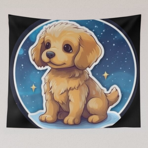 Item preview, Kawaii Cute Dog Good Night designed and sold by duke818.