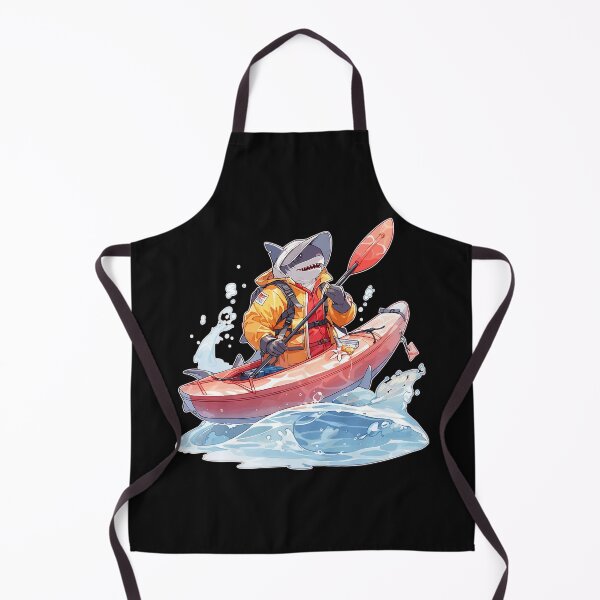 Item preview, Anime Shark riding a Kayak designed and sold by danielliamgill.