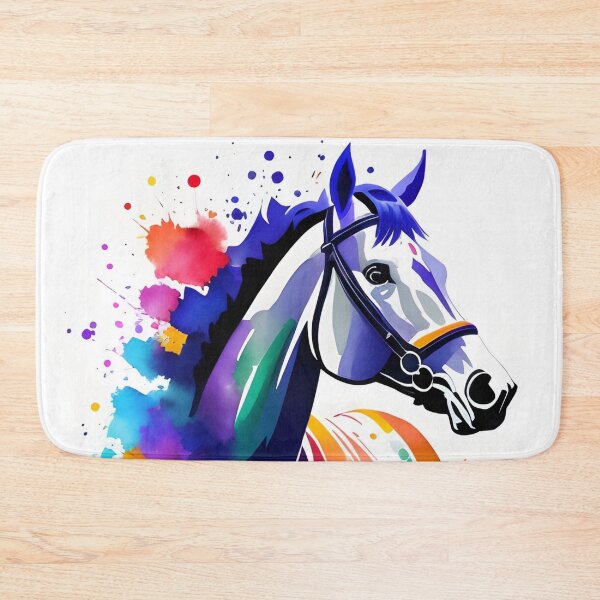 Item preview, Beautiful Grey Watercolor Racehorse designed and sold by Erika V..