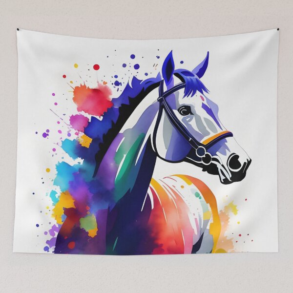 Item preview, Beautiful Grey Watercolor Racehorse designed and sold by Erika V..