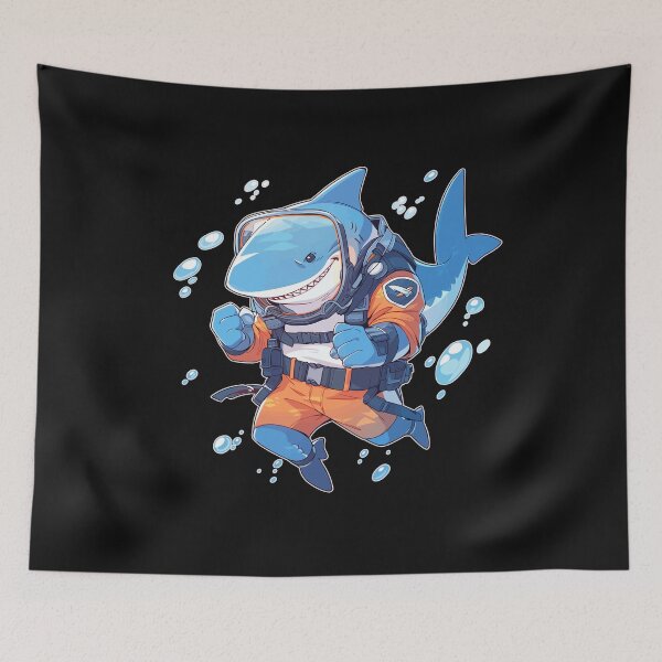 Item preview, Anime Shark Scuba Diving designed and sold by danielliamgill.