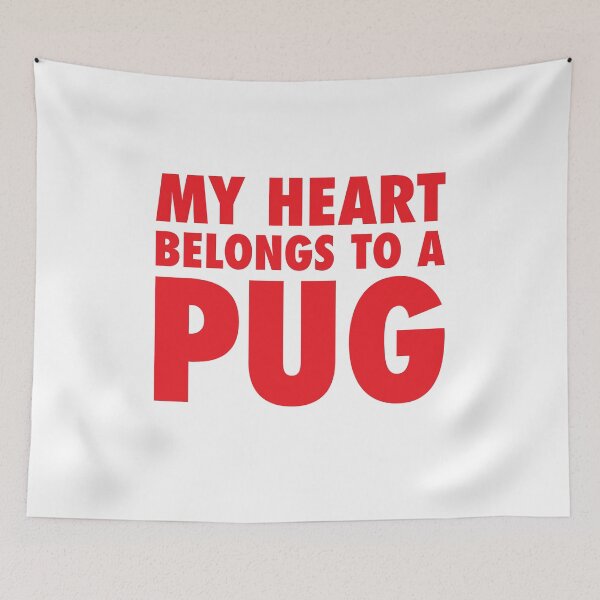Item preview, My Heart Belongs To A Pug designed and sold by anthonymzubia.