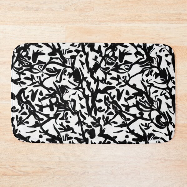 Item preview, Abstract Black and White Thorn Garden designed and sold by calibrit.