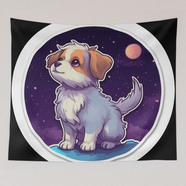 Item preview, Kawaii Cute Dog Good Night designed and sold by duke818.