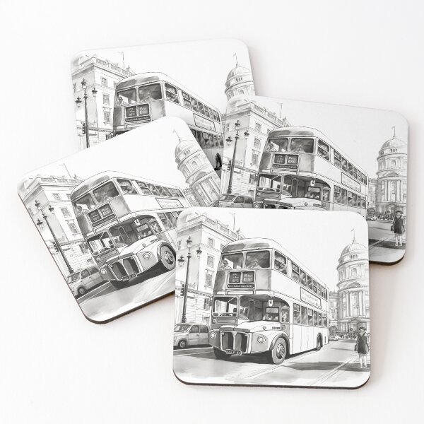Item preview, A London Bus Sketch designed and sold by Sketch-Shack.