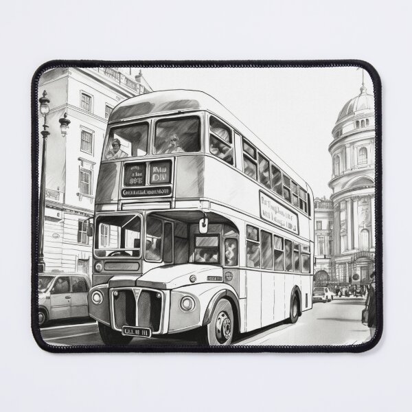 Item preview, A London Bus Sketch designed and sold by Sketch-Shack.