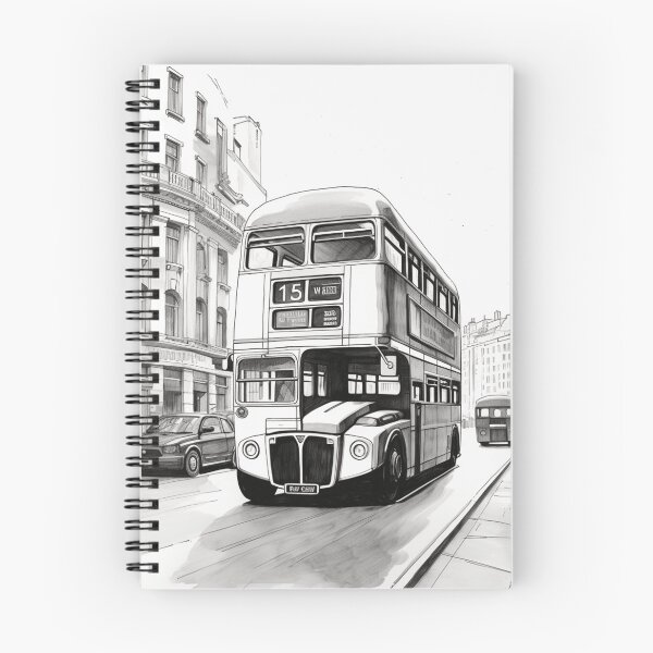 Item preview, A London Bus Sketch designed and sold by Sketch-Shack.