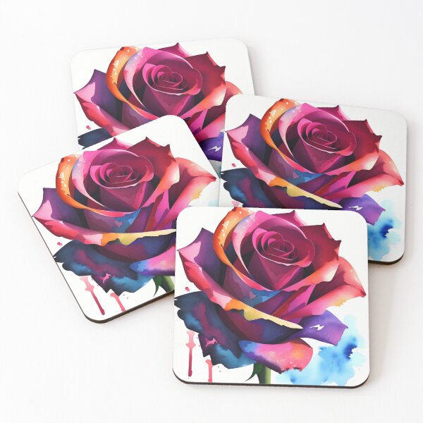 Item preview, Red Rose Flower in Watercolor designed and sold by Erika V..