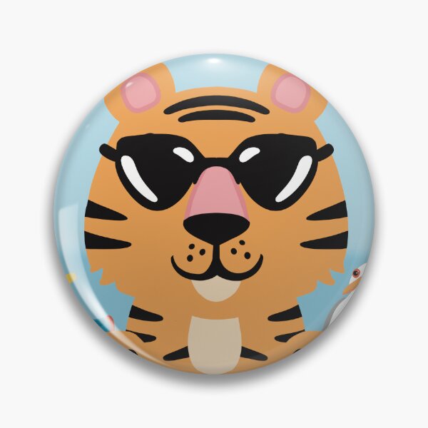 Item preview, Cool little tiger on the beach  designed and sold by marina63.