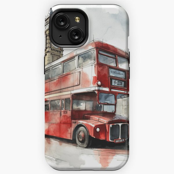 Classic Red London Double-Decker Bus Case-Mate iPhone Case