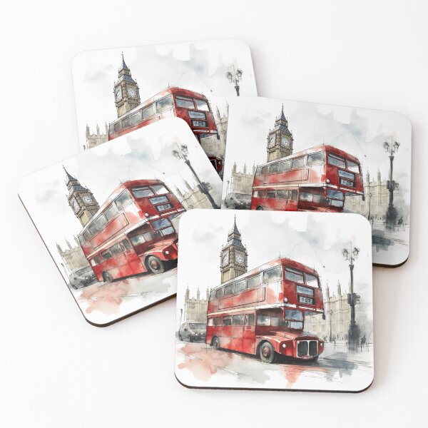 Item preview, A London Bus Sketch designed and sold by Sketch-Shack.