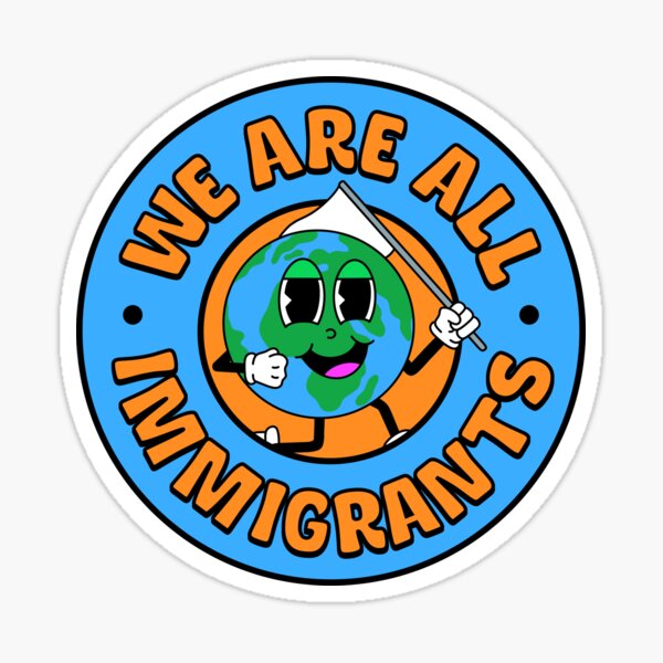 Item preview, We Are All Immigrants - Support Immigration designed and sold by SSFootball.