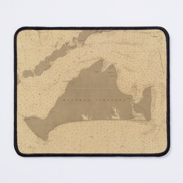 Item preview, Vintage Map of Marthas Vineyard (1895) designed and sold by BravuraMedia.