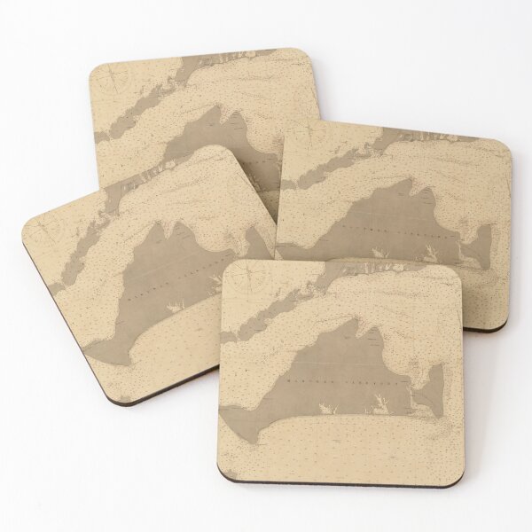 Item preview, Vintage Map of Marthas Vineyard (1895) designed and sold by BravuraMedia.