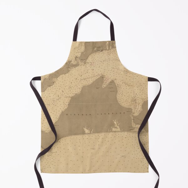 Item preview, Vintage Map of Marthas Vineyard (1895) designed and sold by BravuraMedia.
