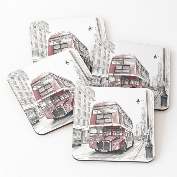 Item preview, A London Bus Sketch designed and sold by Sketch-Shack.