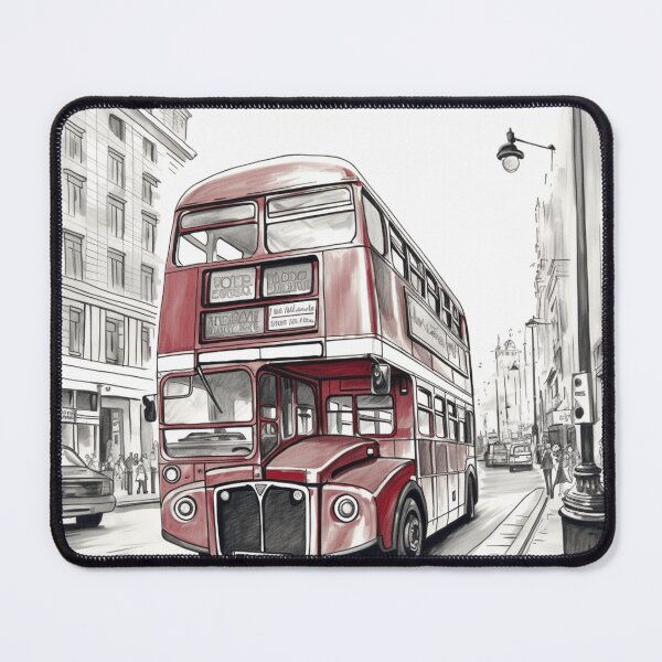 Item preview, A London Bus Sketch designed and sold by Sketch-Shack.