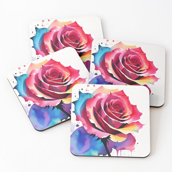 Item preview, Red Rose Flower in Watercolor designed and sold by Erika V..