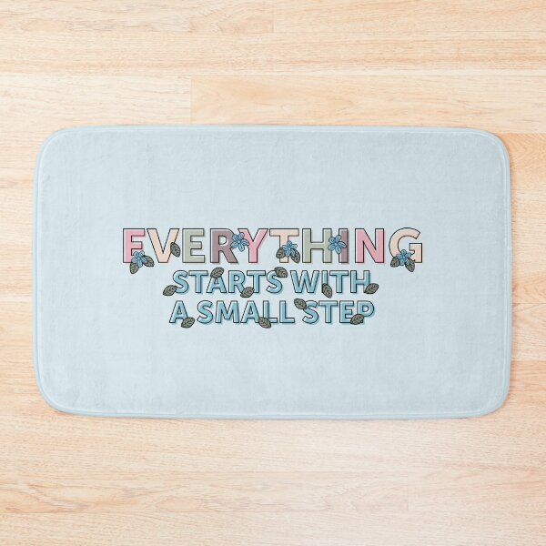 Item preview, Everything Starts with a Small Step designed and sold by SavannahLilyDesigns.