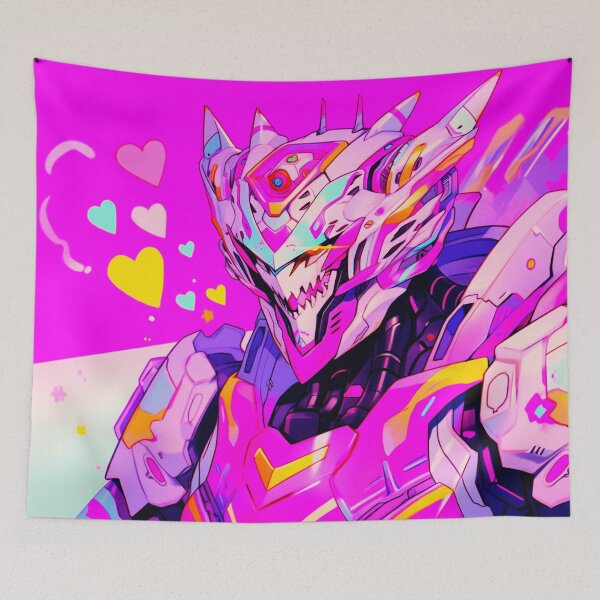 Item preview, Mecha anime - Love transcends borders designed and sold by akarisgarden.