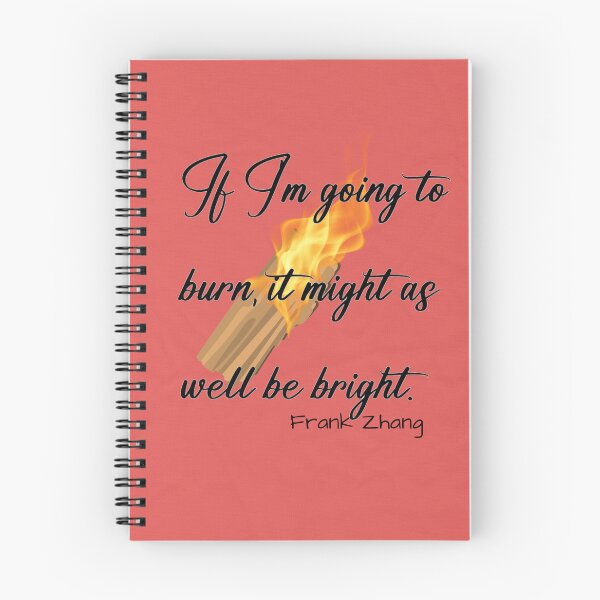 Item preview, Frank Zhang quote designed and sold by Riordanverse. Grown.
