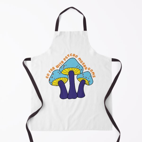 Item preview, Go far with psycho mushrooms in blue and purple- Mushrooms puns designed and sold by TZombieshop.