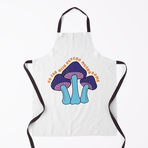 Item preview, Go far with psycho mushrooms in purple and green - Mushrooms puns designed and sold by TZombieshop.