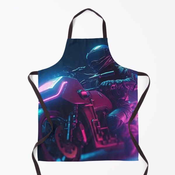Item preview, Neon Speedster: Synthwave Rider in the Night designed and sold by Mullet Monkey.