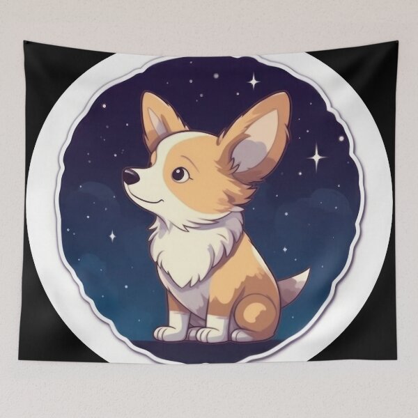 Item preview, Kawaii Cute Dog Good Night designed and sold by duke818.