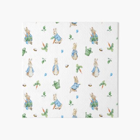 Nursery Characters, Peter Rabbit, Beatrix Potter Art Board Print