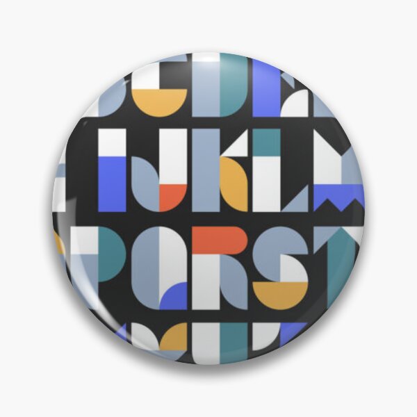 Item preview, Custom typeface alphabet made with abstract geometric shapes designed and sold by MTShoppingLine.