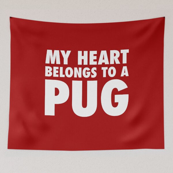 Item preview, My Heart Belongs To A Pug designed and sold by anthonymzubia.
