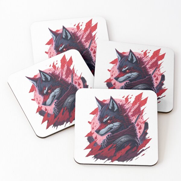 Item preview, Dark Wolf Red Ninja designed and sold by AbstractRealms.