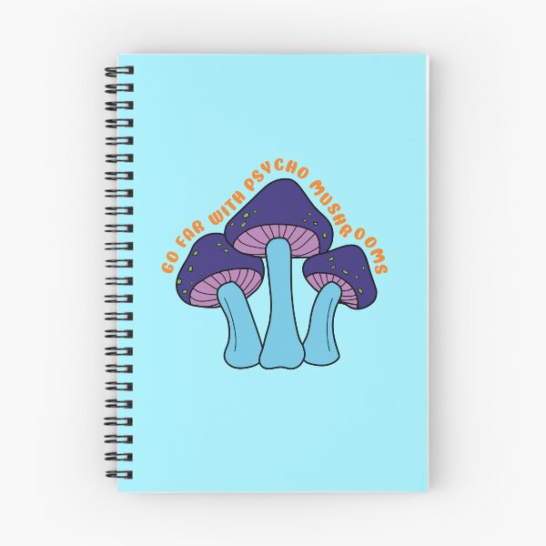 Item preview, Go far with psycho mushrooms in purple and green - Mushrooms puns designed and sold by TZombieshop.