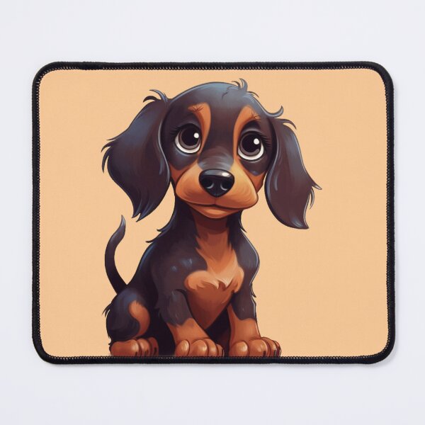 Item preview, Cute Cartoon Dachshund Puppy Dog designed and sold by EpicFoxArt.