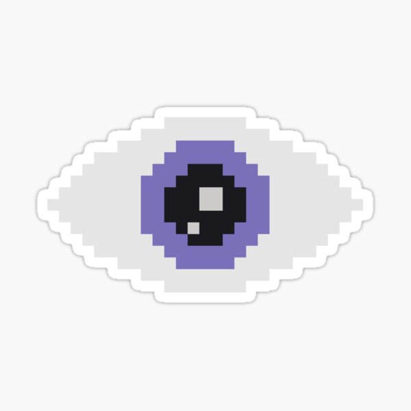 Eyeball Pixel Art Sticker by AlleenasPixels