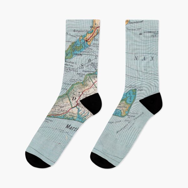 Item preview, Vintage Map of Marthas Vineyard (1918) designed and sold by BravuraMedia.