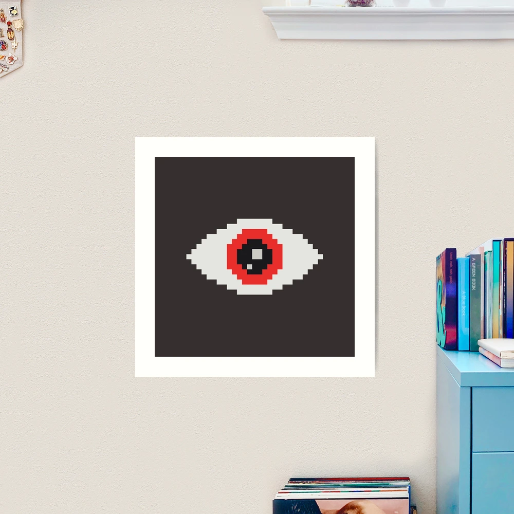 PIXEL ART RED EYE