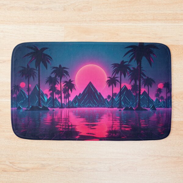 Item preview, Cyber Dreamscape: Synthwave Symphony in the Digital Oasis designed and sold by Mullet Monkey.