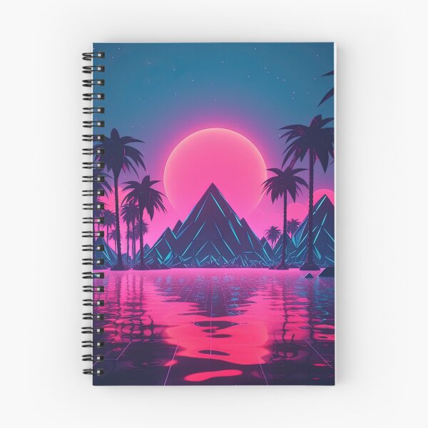 Item preview, Cyber Dreamscape: Synthwave Symphony in the Digital Oasis designed and sold by Mullet Monkey.