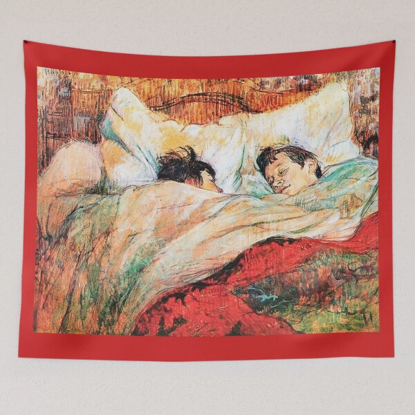 Item preview,  In bed, famous vintage, public domain painting designed and sold by CristalleLisa.