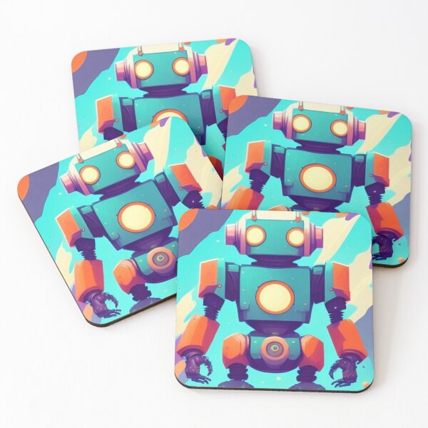Item preview, vintage robot 2 designed and sold by SoloDesignArt.