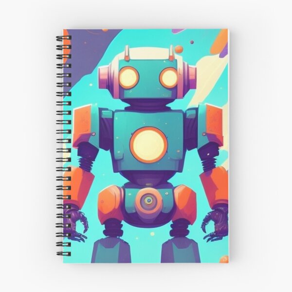 Aperçu de l'œuvre robot vintage 2 créée et vendue par SoloDesignArt.