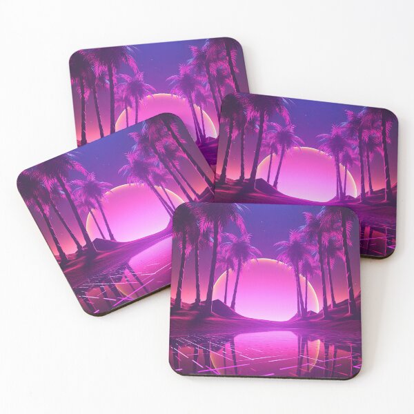 Item preview, Binary Bliss: Synthwave Euphoria in the Digital Paradise designed and sold by Mullet Monkey.