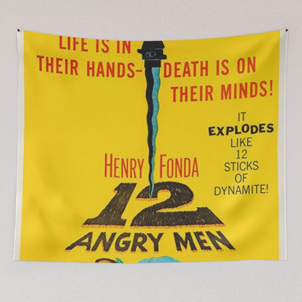 Item preview, 12 Angry Men (1957 ) Vintage Movie Poster designed and sold by sergiokobe.