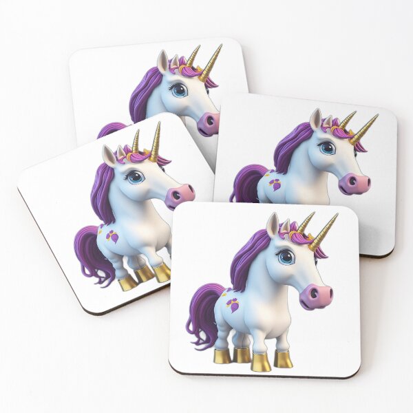 Artikelvorschau, Süßes kleines Einhorn entworfen und verkauft von CreativeDecals.